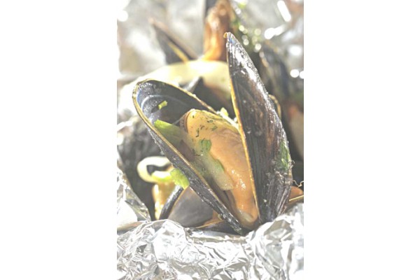 Barbecue de moules