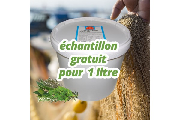 Court bouillon - échantillon gratuit pour 1 litre