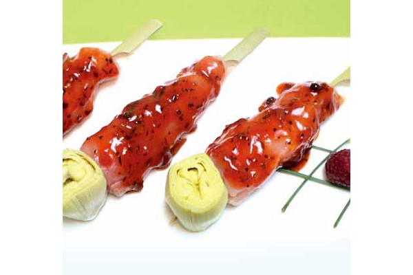 Brochette de lapin façon Caraïbes