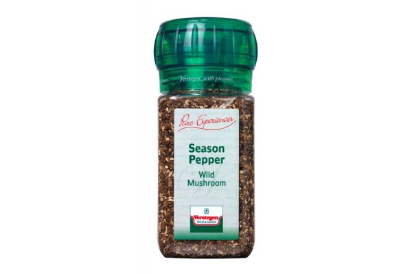 Season pepper wild mushroom