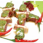 Brochette d'agneau "Basque"