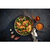 PENNE NERO SCAMPI CURRY