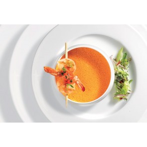 Recette Soupe de Curry Rouge, crevettes et poivron rouge