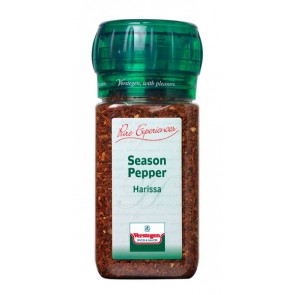 Season pepper harissa